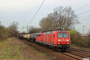 DB 145 069-1+140 821-4. Ahlten 21.03.2014.