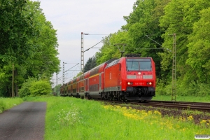 DB 146 103-7 med RE 4414. Eystrup - Dörverden 08.05.2014.