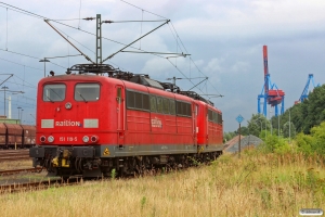 DB 151 119-5+151 110-4. Hamburg-Waltershof (Hansaport) 08.08.2013.