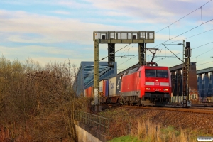 DB 152 078-2. Hamburg Süderelbbrucke 20.03.2014.