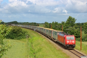 DB 185 335-4 med GD 37319 Mgb-Pa. Km 54,4 Fa (Sommersted-Vojens) 29.06.2013.