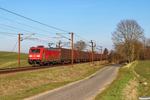 DB 185 328-9 med GX 38675 Mgb-Pa. Km 174,0 Kh (Holmstrup-Tommerup) 06.04.2015.