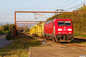 DB 185 331-3+3 GEFER arbejdskøretøjer som GK 308003 Htå-Pa. Vamdrup 23.09.2017.