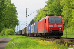 DB 185 018-9. Eystrup - Dörverden 08.05.2014.