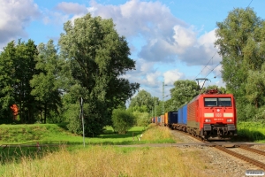 DB 189 013-6. Hamburg-Hohe-Schaar - Hamburg-Hausbruch 08.08.2013.