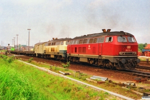 DB 218 176-6+218 168-3. Westerland 15.06.1991.