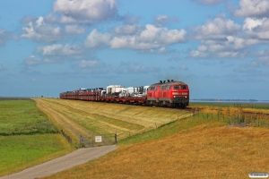 DB 218 313-5+218 340-8 med AS 1427. Morsum - Klanxbüll 18.07.2015.
