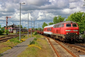 DB 218 315-0 med AS 1441. Niebüll 30.05.2015.