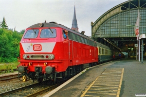 DB 218 331-7. Lübeck 12.08.1989.