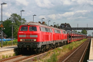 DB 218 381-2+218 371-3+218 372-1 med AS 1438. Klanxbüll 26.06.2009.