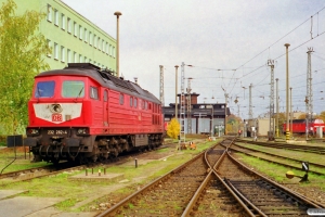 DB 232 282-4. Schwerin Hbf 28.10.1999.