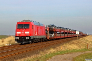DB 245 022 med AS 1440. Klanxbüll - Morsum 26.03.2016.