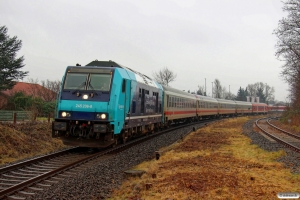 DB 245 206-8 med RE 11016. Niebüll 29.01.2017.