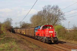 DB 261 075-6. Ahlten 21.03.2014.