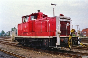 DB 365 709-5. Büchen 12.08.1989.