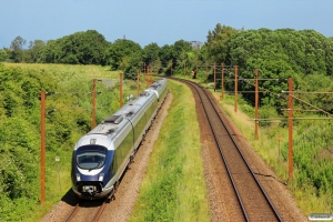 DB 605 006-5+DB 605 003-2 som M 6117 Rg-Pa. Km 166,0 Kh (Odense-Holmstrup) 18.06.2014.