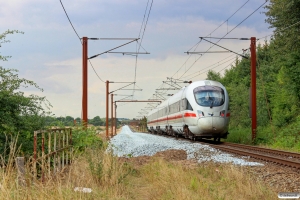 DB 605 019-8+605 119-6+605 219-4+605 519-7 som IE 380 Pa-Fa. Km 55,6 Fa (Sommersted-Vojens) 06.08.2014.