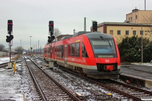 DB 648 263+648 763 som RB 14264. Northeim 25.01.2015.