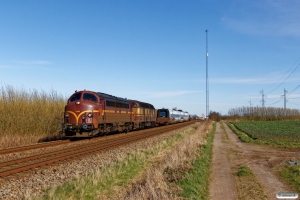 CFLCD MY 1146+CFLCA 1807+Res+DSB ET 93+Res som CM 6305 Hgl-Ar. Km 4,4 Fa  (Fredericia-Børkop) 14.03.2020.