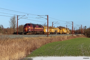 CFLCD MX 1029+2 SWIE arbejdskøretøjer som CB 6129 Rg-Pa. Km 167,6 Kh (Odense-Holmstrup) 31.01.2021.