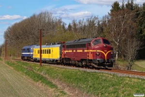 CFLCD MY 1146+INFRA 99 74 93-60 011-5+CONTC MX 1008 som CB 8241 Pa-Sdb. Km 25,4 Sdb (Gråsten-Kliplev) 24.04.2021.