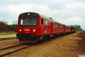 DSB MR/D 43+CP 3244+BHL 401 som M 8015 Od-Fa. Holmstrup 21.03.1991.
