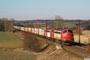 RCDK MY 1134+MY 1122 med RG 6714 Pa-Tl. Km 12,2 Fa (Taulov-Kolding) 15.03.2013.