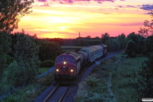 RCDK MY 1134+Weedfree sprøjtetog+DSB MY 1159 som RB 8756 Od-Svg. Km 13,8 Od (Højby-Årslev) 10.07.2013.