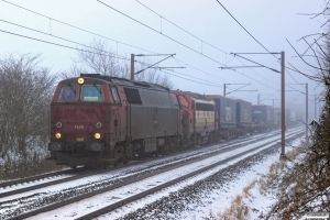 NEG MZ 1439+RCDK MY 1134 med RG 41550 Pa-Htå. Km 165,0 Kh (Odense-Holmstrup) 23.01.2016.