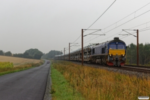 BRLL T66K 714 med RF 6802 Vm-Rg. Km 195,4 Kh (Ejby-Nørre Åby) 14.08.2018.