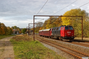 DSB MZ 1401+AX 393+CLE 1678 som VP 224202 Fa-Od. Årup 19.10.2019.