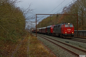 DSB MZ 1401+MY 1112+vogne som VM 6302 Od-Ro. Ullerslev 01.02.2020.