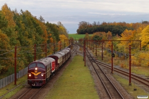 DSB MY 1135+ZB+Ks+BU+AX+CC+AC+MY 1101 som VM 6421 Od-Eb. Tommerup 25.10.2020.