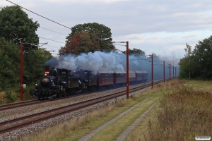 DSB K 563+K 564+CLE+CC+BU+AX+CC som VP 228003 Ng-Od. Hjulby 18.09.2021.