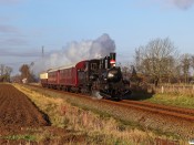 DSB K 563+CLE+CC+BU som VP 228011 Od-Høs. Km 9,3 Od (Hjallese-Højby) 26.11.2022.