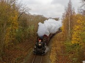 DSB K 563+CLE+CC+BU som VP 228001 Od-Frs. Km 2,9 Od (Odense-Odense Sygehus) 27.11.2022.