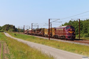 DSB MY 1135+Trolje 223+Trolje 209+Trolje 217+Ks+Rs+ME 35+AC 42+Slmmps+AX 393 som VM 6134 Fa-Od. Km 195,4 Kh (Ejby-Nørre Åby) 14.06.2023.