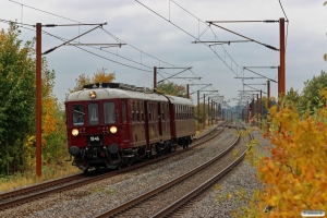 DSB MO 1846+AX 393 som VP 222102 Tp-Od. Holmstrup 15.10.2016.