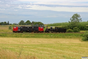 DSB K 563+MZ 1401 som VM 222112 Ap-Od. Km 166,0 Kh (Odense-Holmstrup) 28.06.2017.