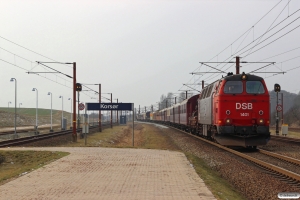 DSB MZ 1401 med VM 222004 Fa-Kj. Korsør 10.02.2018.