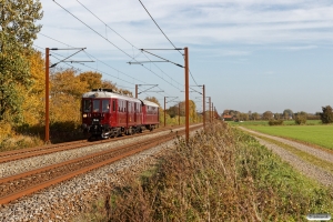 DSB MO 1846+CLE 1678 som VP 229004 Ng-Od. Km 143,6 Kh (Ullerslev-Langeskov) 13.10.2018.