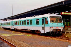 DB 628 210-7+928 210-4 som Tog 5140. Husum 15.06.1991.
