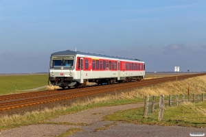 DB 928 503+628 503 som D 1436. Klanxbüll - Morsum 26.03.2016.