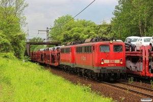 DB 140 600-8+140 716-2. Ahlten 09.05.2014.