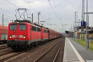 DB 140 833-5+140 850-9. Neuwied 24.01.2015.