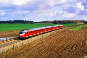 DB 613 603-0+913 012-1+913 010-5+613 620-4 som P 6552 Od-Kh. Km 4,3 Ng (Nyborg-Hjulby) 25.03.1989.