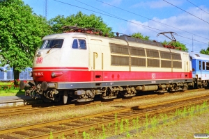 DB 103 185-5 med IP 2181 Fa-Hannover Hbf. Padborg 08.07.1999.