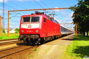 DB 120 156-5 med IP 2183 Fa-Hannover Hbf. Padborg 08.07.1999.