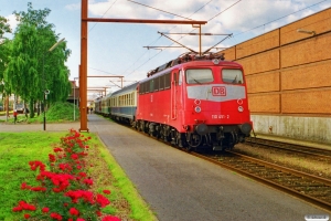 DB 110 476-9+Bn+ABm+BDms+110 451-2 som RE 35094 Flensburg-Pa. Padborg 08.07.1999.