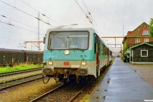 DB 628 222-2+928 222-9 som RE 35089 Pa-Flensburg. Padborg 20.08.1999.